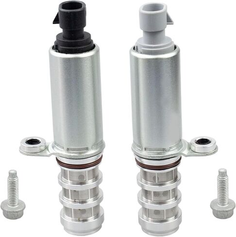 2PCS VVT Intake and Exhaust Camshaft Variable Timing Solenoid Valve Kit Compatible with Equinox Terrain Regal 2010-2017, 2.0L,2.2L,2.4L, Replaces OE# 12655421 12655420 in Saudi Arabia