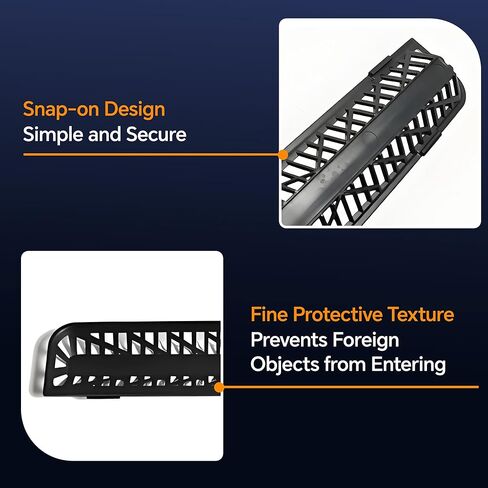 Rayjee متوافق مع غطاء حماية فتحة التهوية لـ 2025-2026 Tesla Model Y Juniper-Under-Anti-Blockage، سهل التركيب (أغطية سفلية للمقعد الأمامي * 2 + فتحات تهوية مركزية خلفية * 1) in Kuwait