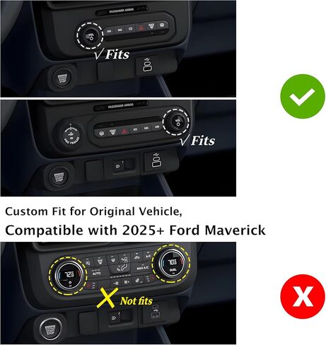 for Ford Maverick 2025 Accessories, 1pcs Aluminum Alloy Knob Cover Trim for Pro Trailer Control Switch (Orange) in Saudi Arabia