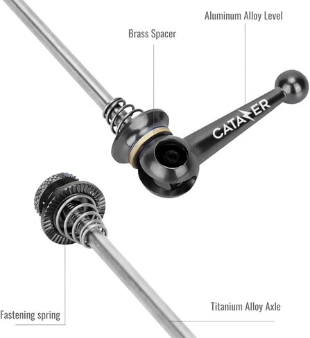 Ultralight Titanium Bicycle QR Skewer 48g Ti-Axis Quick Release MTB Road Bike Bicycle Quick Release Set in Saudi Arabia