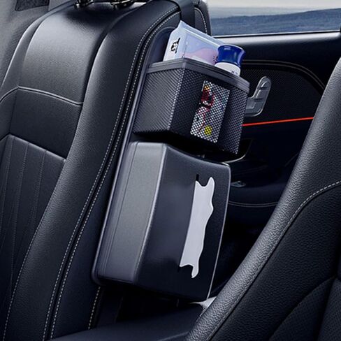 Black Car for SEAT Side Back Storage Organizer Multifunctional Hanging Bag Holder in Saudi Arabia