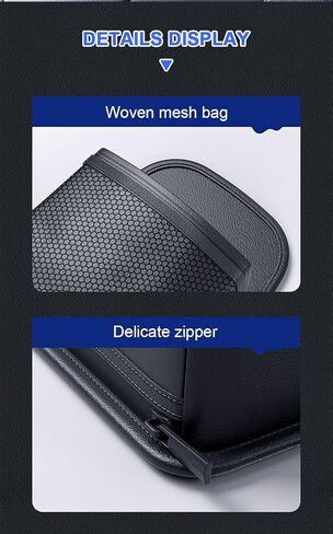 Black Car for SEAT Side Back Storage Organizer Multifunctional Hanging Bag Holder in Saudi Arabia