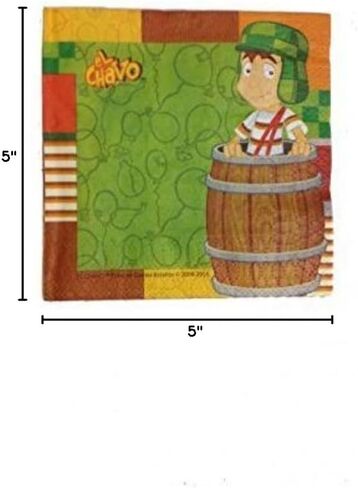 El Chavo del Ocho مناديل حفلات الكيك لصالح لوازم تزيين أعياد الميلاد in Kuwait