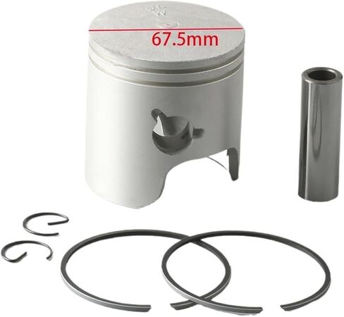 مجموعة مكبس القارب (0.50 مللي متر O/s) لـ 2T 50HP 25HP 40HP 67.5 مللي متر 6H4-11636 6H4-11636-01 in Saudi Arabia