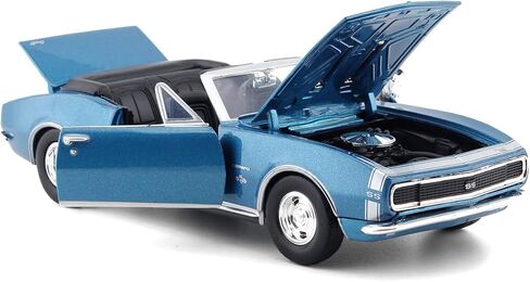 1967 Camaro SS Convertible Muscle Car, Blue 77301BU - 1/24 Scale Diecast Model Car in Saudi Arabia