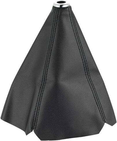 غطاء غبار مقبض ناقل الحركة للسيارة - بديل غطاء ناقل الحركة الجلدي العالمي للسيارات اليدوية والأوتوماتيكية، غطاء ناقل الحركة مقاوم للماء والغبار ملحق داخلي للسيارة لشاحنة الدفع الرباعي (أسود) in Kuwait