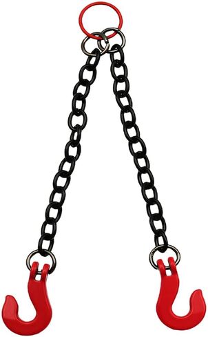 RC Car Lifting Chain Sling Replacement with Hook, Realistic Decorative Accessory for RC Vehicle Driveline Systems- 4 Hooks in Kuwait