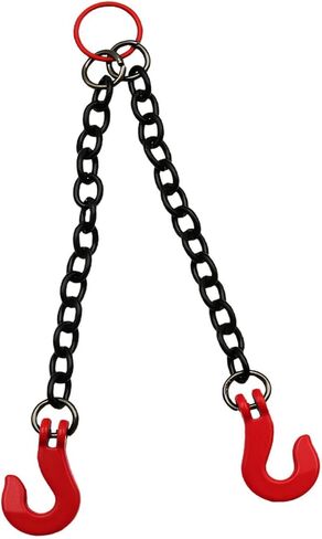 RC Car Lifting Chain Sling Replacement with Hook, Realistic Decorative Accessory for RC Vehicle Driveline Systems- 4 Hooks in Kuwait