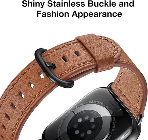 WFEAGL Leather Band Compatible with Apple Watch Bands for women in Kuwait