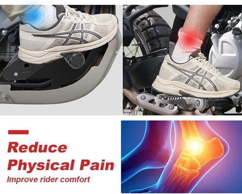 Xitomer قابل للتعديل رايدر ربط الطريق السريع يتصاعد متوافق مع CFMOTO 450MT 2024-2025، رايدر قابل للتعديل Footpeg عدة in Saudi Arabia
