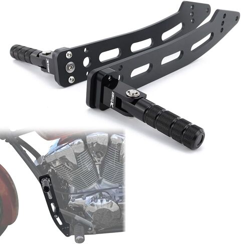 Xitomer Highway Footpegs Compatible with 2024 VT13CX Fury, VT1300CX Fury, Fury 1300 2010-2024 Adjustable Rider Highway Peg Mounts Fit for Fury 1300 VT13CX Fury 2024 2023 Part in Saudi Arabia
