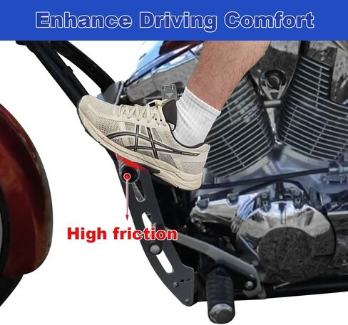 Xitomer Highway Footpegs Compatible with 2024 VT13CX Fury, VT1300CX Fury, Fury 1300 2010-2024 Adjustable Rider Highway Peg Mounts Fit for Fury 1300 VT13CX Fury 2024 2023 Part in Saudi Arabia