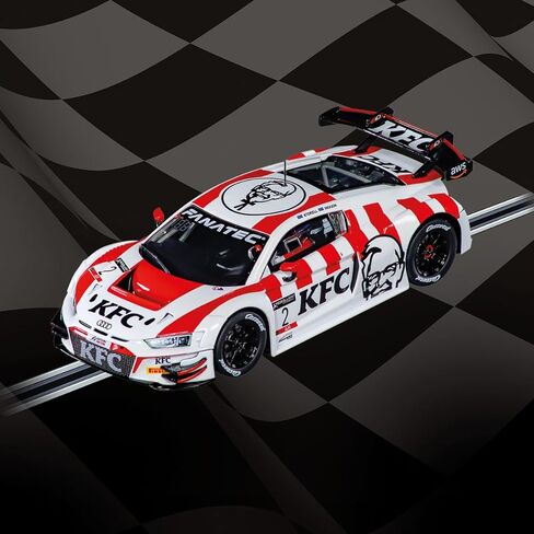 كاريرا 27827 أودي R8 LMS GT3 evo II KFC Racing، رقم 2 1:32 مقياس التطور التناظري فتحة السيارة in Saudi Arabia
