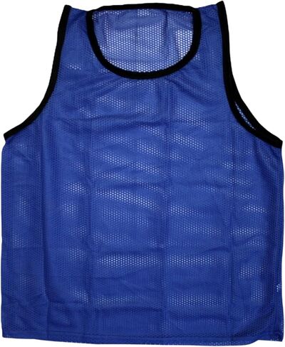 BlueDot Trading Adult RED Scrimmage Training Vests Pinnie Uniform in Nylon Mesh for all kinds of Sports Soccer, Football, Basketball, Lacrosse, 1 Pack in Saudi Arabia