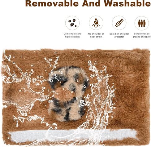 قطعتان من وسادات غطاء حزام مقعد السيارة، أغطية أحزمة أمان لطيفة بطبعة جلد الفهد، واقي الكتف مع ربطة عنق، وسادة حزام قطيفة ناعمة ومريحة لسيارات السيدان والشاحنات وسيارات الدفع الرباعي، وإكسسوارات السيارة (طباعة الفهد) in Kuwait