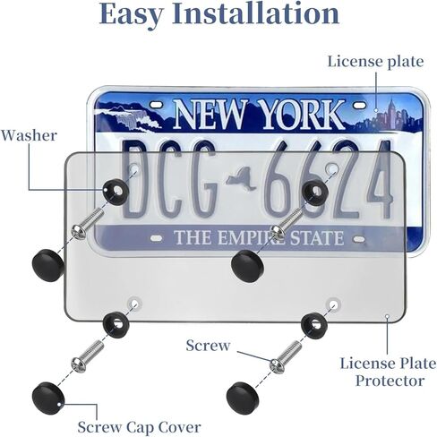 2 Pack Universal License Plate Frame in Saudi Arabia