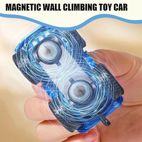 لعبة سيارة تسلق الجدار المغناطيسي، لعبة سيارة تسلق الجدار، الارتفاع المغناطيسي بالقصور الذاتي، ألعاب تخفيف الضغط (قطعتان) in Kuwait