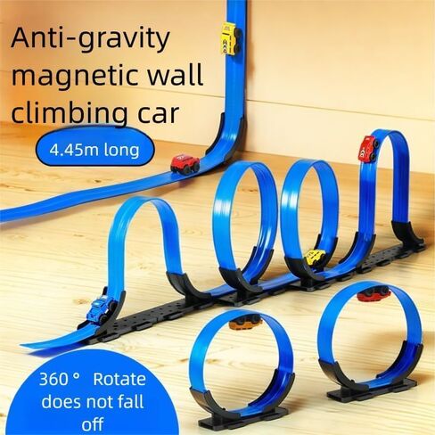 لعبة سيارة تسلق الجدار المغناطيسي، لعبة سيارة تسلق الجدار، الارتفاع المغناطيسي بالقصور الذاتي، ألعاب تخفيف الضغط (قطعتان) in Kuwait