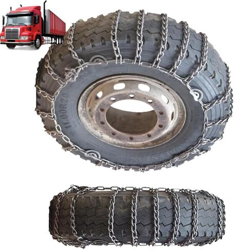 9mm Set of 2 Heavy Duty Snow Chains for Suvs and Cars Skid Traction Chains High Strength Manganese Emergency Use for Tire Reliable in Snow 7.0R16 2pcs 7.5R16 in Saudi Arabia