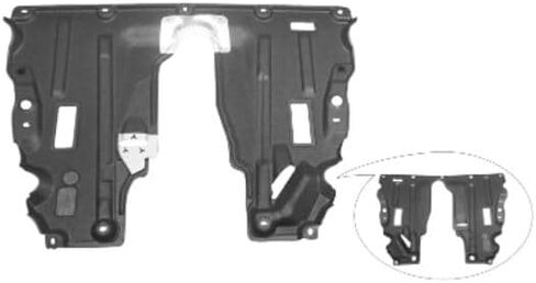 Go-Parts - for 2017-2020 Ford Fusion Lower Engine Cover (CAPA Certified) Sedan Replacement 2018 2019 FO1228179C in Saudi Arabia