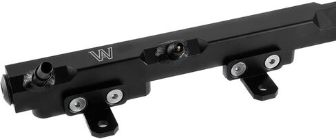 Fuel Rail Billet Aluminum Compatible with 97-01 98 Wrangler TJ Cherokee XJ 4.0L Black in Saudi Arabia