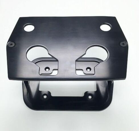 Pirate Mfg Smooth Black Billet Aluminum Optima Battery Tray in Saudi Arabia
