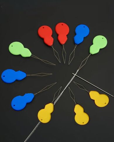 10PCS Plastic Gourd-Shaped Needle Threaders, Multi-Color Sewing Machine Needle Threaders for Hand and Machine Sewing, DIY Crafting, and Quilting, Father's Day in Saudi Arabia
