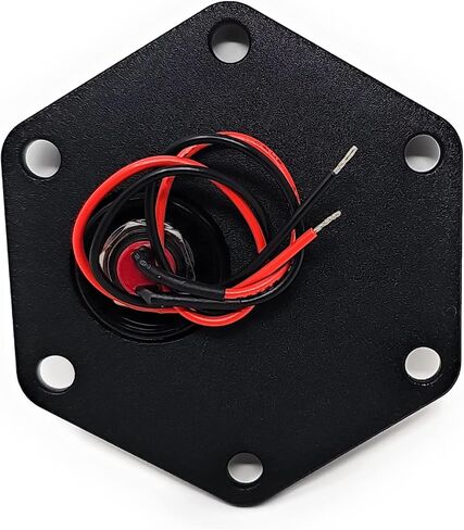 New NRG Innovations hexagonal Style Black Ring W/Horn Button STR-600BK + U.S. Performance Lab Sticker in Saudi Arabia
