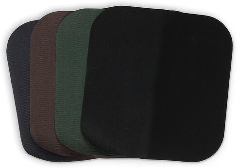 Dritz 5 by 5-Inch Iron on Twill Patches, 2-Pack, White in Saudi Arabia