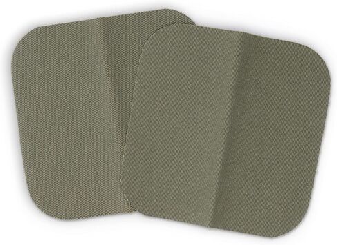Dritz 5 by 5-Inch Iron on Twill Patches, 2-Pack, White in Saudi Arabia