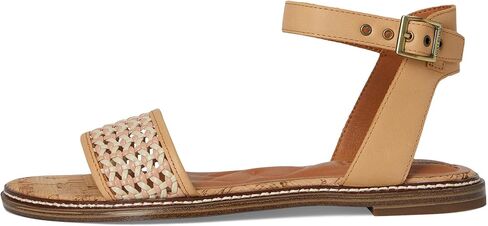 Lucky Brand Women's Kimaya Flat Sandal, Platino, 6.5 in Saudi Arabia