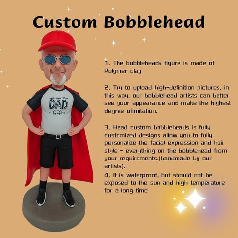شخصية Bobbleheads مخصصة، تمثال دمى Bobblehead مخصص مصنوع يدويًا من صور هدايا فريدة لصديقها، الزوج، الأصدقاء in Saudi Arabia
