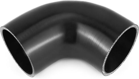 QWORK 90 Degree Elbow Silicone Hose, 2.5" ID 4-Ply Reinforced Silicone Hose for Turbo, Intercooler and Intake, 4" Long in Saudi Arabia