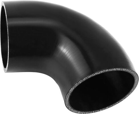 QWORK 90 Degree Elbow Silicone Hose, 2.5" ID 4-Ply Reinforced Silicone Hose for Turbo, Intercooler and Intake, 4" Long in Saudi Arabia