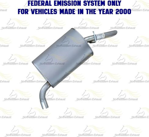 كاتم صوت العادم والرنان متوافق مع Buick LeSabre 2000-2005 3.8L | ستانلس ستيل | العادم الشمالي الشرقي | مشابك مجانية متضمنة | صالح المباشر in Saudi Arabia