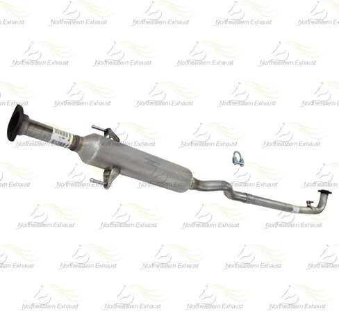 Exhaust Resonator Pipe Compatible for 2002-2006 Toyota Camry 3.0L | Stainless Steel | Northeastern Exhaust | Free Gaskets, Hangers, Clamp, and Bolt Kti Included in Saudi Arabia