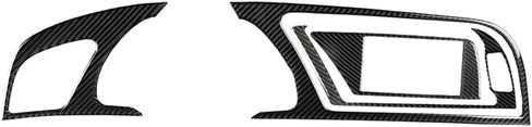 Cndoci37 4PCS Carbon Fiber Dash Board Instrument Panel Dashboard Frame Trim Cover Interior Decoration for Audi A5 RS5 S5, LHD in Saudi Arabia