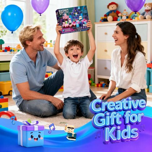 Magnetic Building Blocks 200PCS, STEM Toys Educational Magnet Cubes, Learning Sensory Toys for Kids Ages 4-12, Birthday Gifts for Boys & Girls in Saudi Arabia