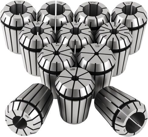 مجموعة أسطوانة ER32 26 قطعة مجموعة أسطوانة زنبركية ER32 أداة طحن ومخرطة النقش باستخدام الحاسب الآلي 1/32-13/16 بوصة لآلة النقش باستخدام الحاسب الآلي وأداة مخرطة الطحن وأطواق النقش in Kuwait