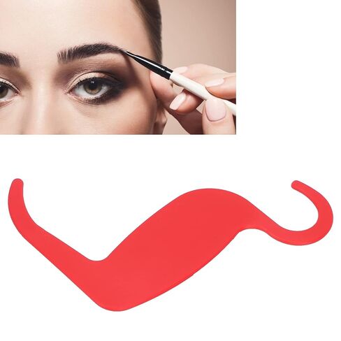 استنسل لمجموعة فرش المكياج، استنسل مكياج الوجه، استنسل تحديد شكل عظمة الخد والأنف والحاجب لأشكال الوجه المختلفة (أحمر) in Saudi Arabia