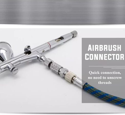 Harder Steenbeck,Airbrush Quick Release,Airbrush Accessories,Quick Release Airbrush Disconnect Adapter Airbrush Air Horse Quick Connecter Set 1 8 Fittings Part with 4 Fittings in Saudi Arabia