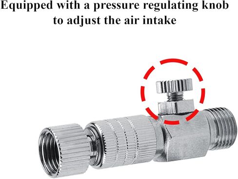 Harder Steenbeck,Airbrush Quick Release,Airbrush Accessories,Quick Release Airbrush Disconnect Adapter Airbrush Air Horse Quick Connecter Set 1 8 Fittings Part with 4 Fittings in Saudi Arabia