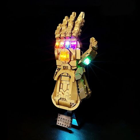 مجموعة إضاءة LED لـ Lego-76191، متوافقة مع نموذج مكعبات بناء Infinity Gauntlet، غير متضمنة مجموعة النموذج in Saudi Arabia