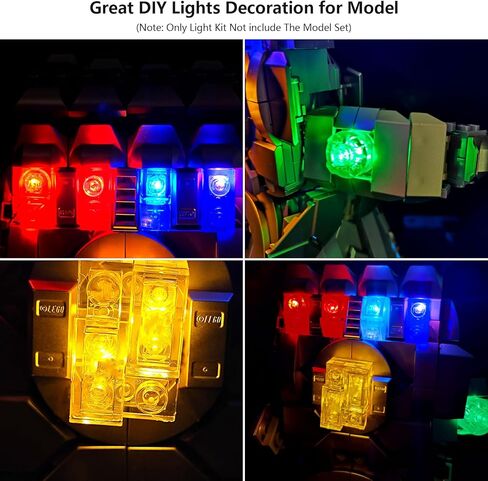 مجموعة إضاءة LED لـ Lego-76191، متوافقة مع نموذج مكعبات بناء Infinity Gauntlet، غير متضمنة مجموعة النموذج in Saudi Arabia