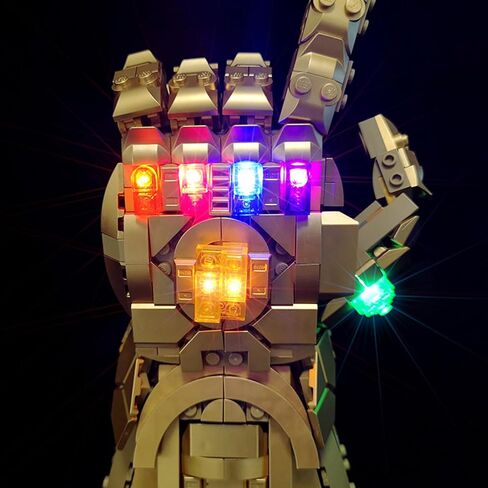 مجموعة إضاءة LED لـ Lego-76191، متوافقة مع نموذج مكعبات بناء Infinity Gauntlet، غير متضمنة مجموعة النموذج in Saudi Arabia