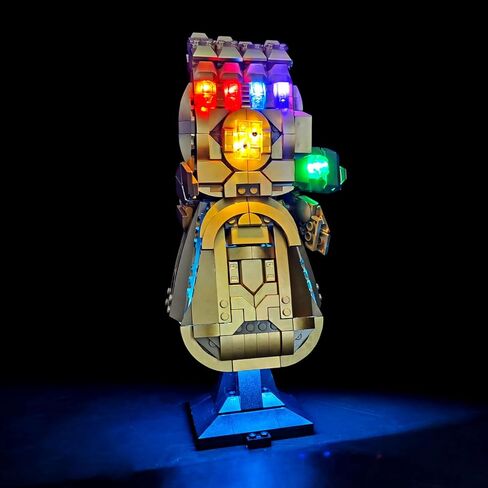 مجموعة إضاءة LED لـ Lego-76191، متوافقة مع نموذج مكعبات بناء Infinity Gauntlet، غير متضمنة مجموعة النموذج in Saudi Arabia