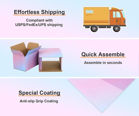 صناديق شحن متوسطة مقاس 10x7x6، 30 علبة صندوق بريد من الورق المقوى الأرجواني، علب هدايا لتغليف الأعمال الصغيرة in Kuwait