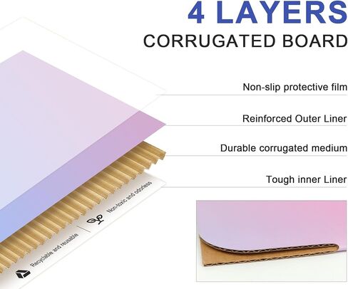 صناديق شحن متوسطة مقاس 10x7x6، 30 علبة صندوق بريد من الورق المقوى الأرجواني، علب هدايا لتغليف الأعمال الصغيرة in Kuwait