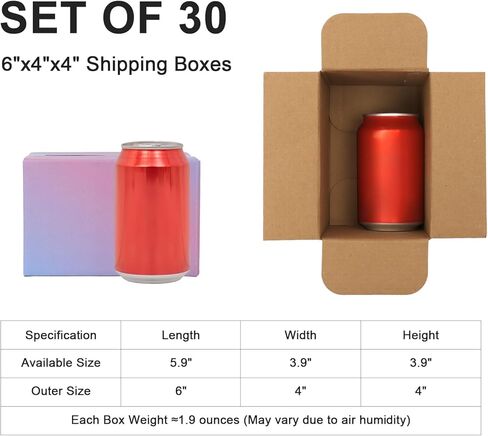 صناديق شحن متوسطة مقاس 10x7x6، 30 علبة صندوق بريد من الورق المقوى الأرجواني، علب هدايا لتغليف الأعمال الصغيرة in Kuwait
