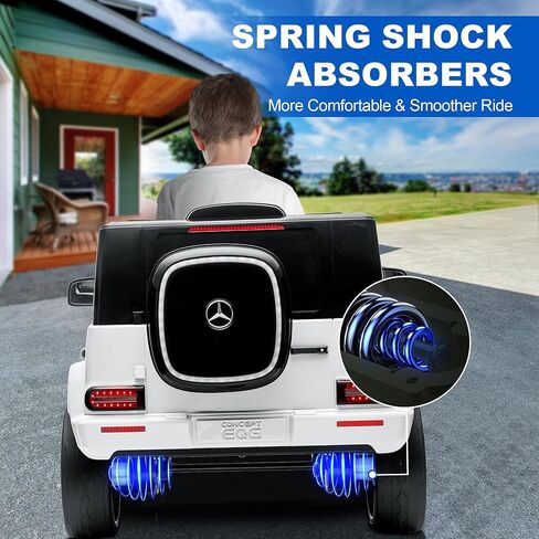 سيارة ركوب للأطفال 12 فولت، لعبة ركوب كهربائية مع جهاز تحكم عن بعد، أضواء LED، موسيقى و3 سرعات، للأطفال من سن 3 إلى 6 سنوات، رمادي in Kuwait